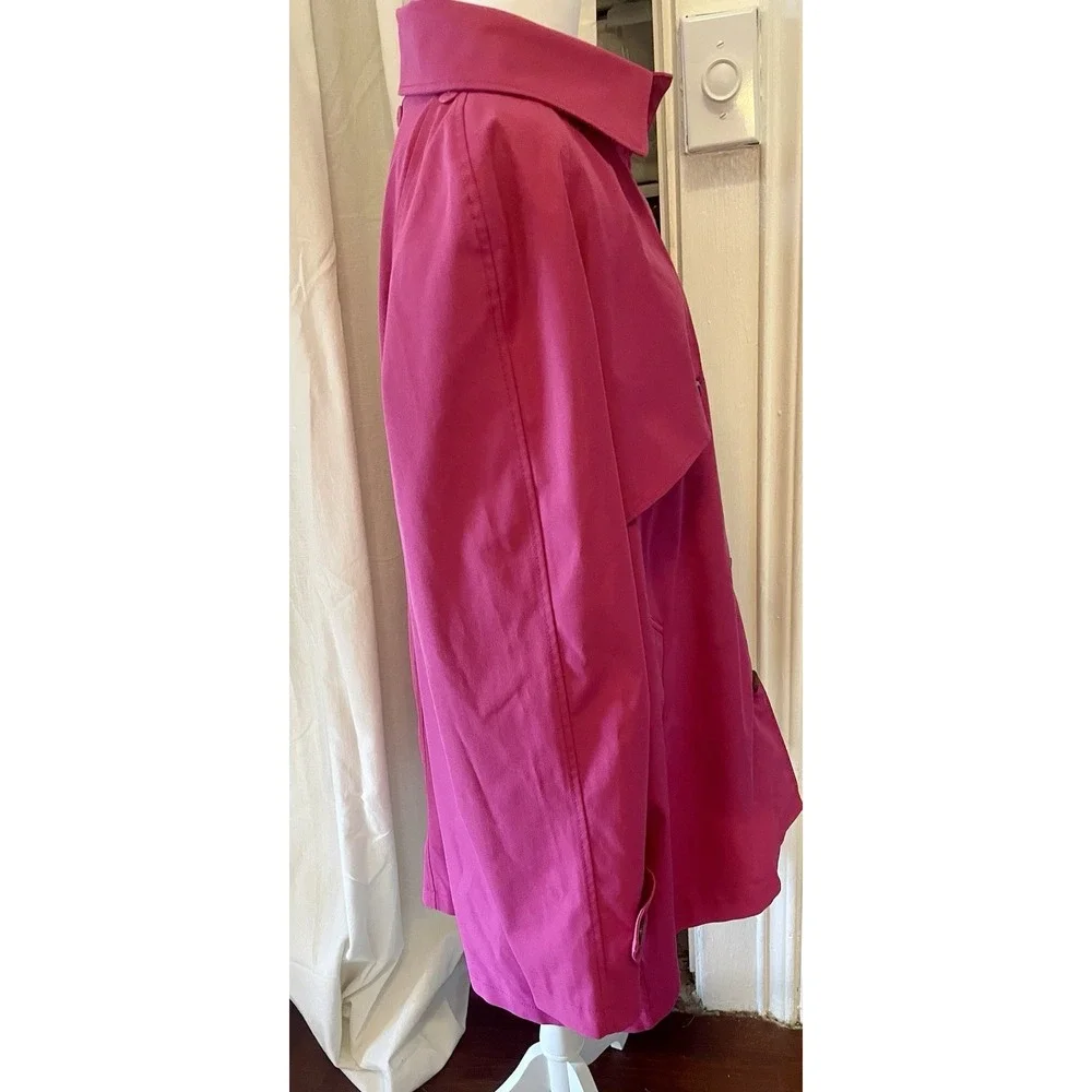 Weatherproof plus size All‎ Weather Coat Plus Size 1X Magenta Pink Rain Coat